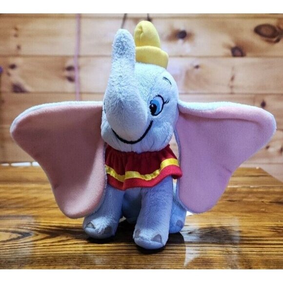 Disney Dumbo Plush Animal 7" Small Elephant Stuffed Animal Floppy Ears - Picture 2 of 12